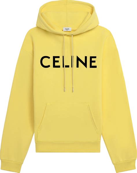 yellow celine hoodie|celine hoodie price.